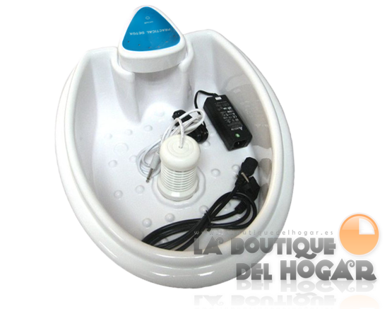 Practical detox foot spa y detalle panel control