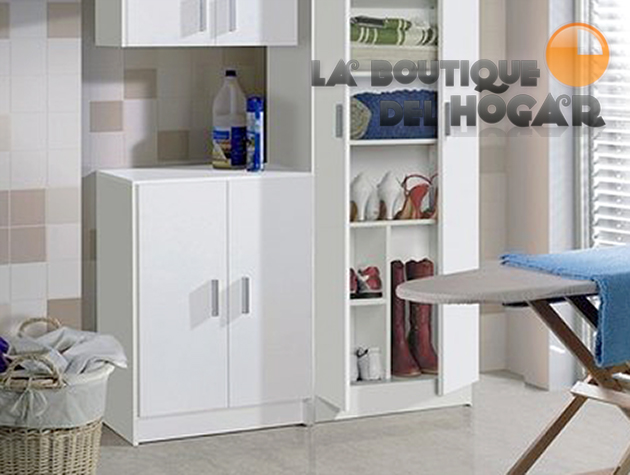 armario Multiusos de 2 puertas Modelo Use - Color Blanco