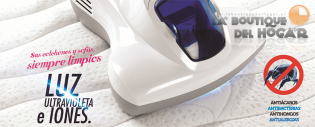 Aspirador de ácaros con Luz Ultravioleta e Iones Future Cleaner