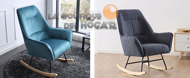 Butaca Mecedora de diseño en Tela Modelo Rocker