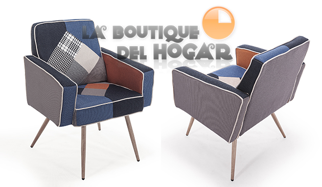 Butaca de diseño en Tela Modelo Nilsson