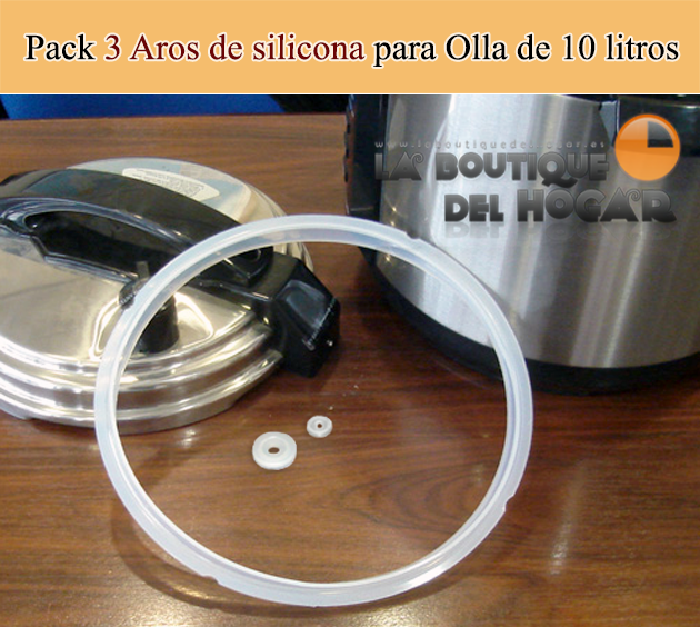 aro de silicona junto a olla gm