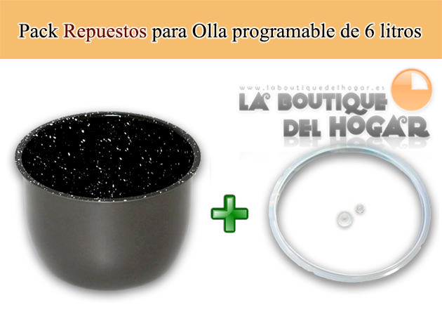 Pack Repuestos Cocina 6 litros - Cubeta teflón Daikin + 3 Aros silicona