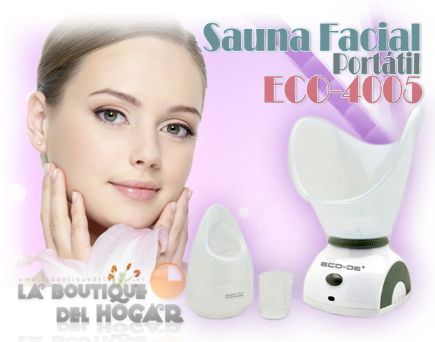 Sauna facial portátil con Inhalador y Aromaterapia ECO-4005