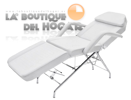 Camilla de belleza fija reclinable de 3 cuerpos