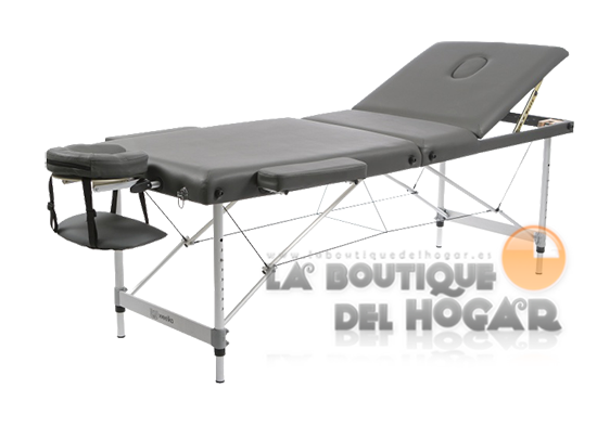 Camilla de masaje de aluminio plegable de 2 cuerpos eron