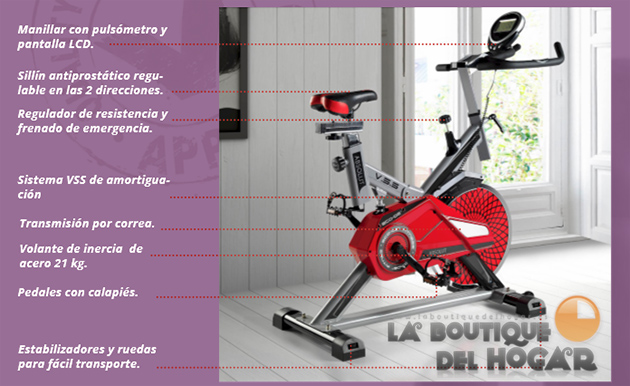 Bicicleta de Spinning Absolut Modelo ECO-827