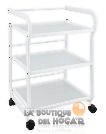 Carrito de belleza Trolley con 3 estantes Modelo 1013