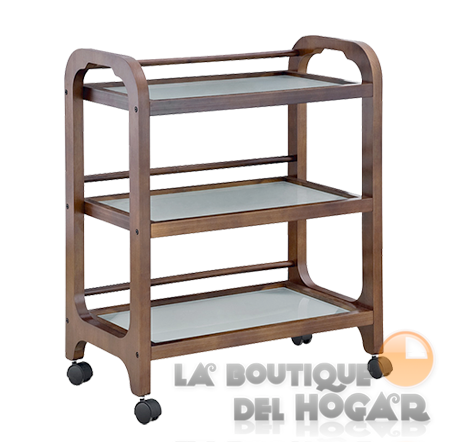 Carrito auxiliar de estética con 4 estantes Mobile Modelo 1031