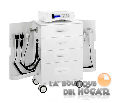 Carrito de belleza con 4 cajones y 2 puertas laterales Modelo Multilab 3050D