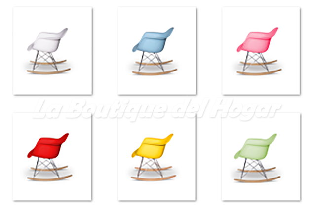 Silla Mecedora de diseño inspirado en Eames