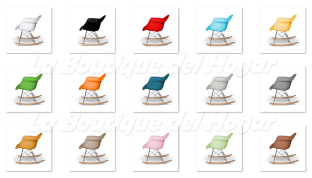 Silla Mecedora de diseño inspirado en Eames