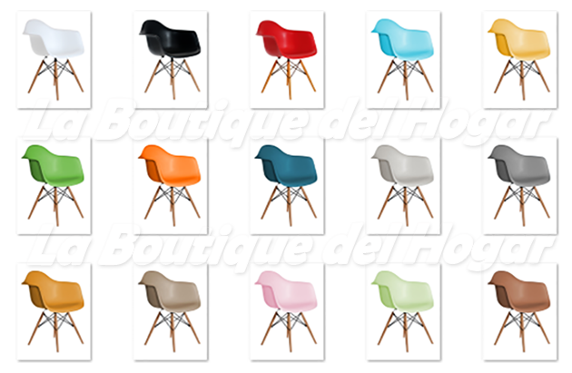 Sillón de diseño inspirado en Eames