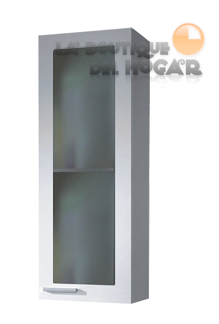 Columna de Baño suspendida con 1 puerta con cristal Modelo AKM