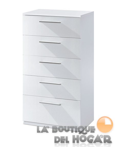 Cómoda de 5 cajones Modelo Serenity