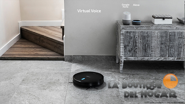 Robot Aspirador Inteligente con App Móvil y Tanque Mixto Conga 1090 Connected