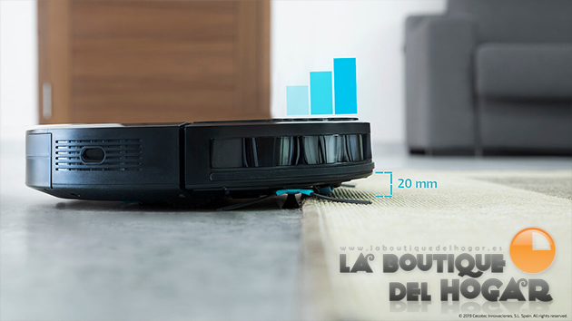 Robot Aspirador Inteligente con App Móvil y Tanque Mixto Conga 1090 Connected
