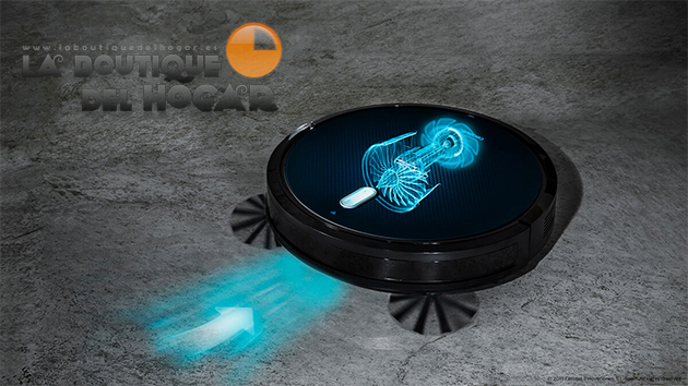 Robot Aspirador Inteligente con App Móvil y Tanque Mixto Conga 1090 Connected