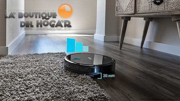 Robot Aspirador Inteligente con App Móvil y Tanque Mixto Conga 1099 Connected