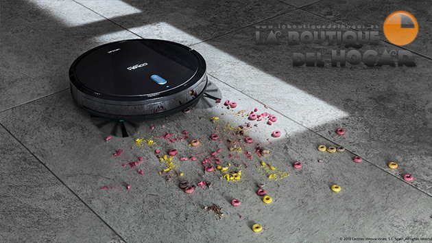 Robot Aspirador Inteligente con App Móvil y Tanque Mixto Conga 1099 Connected