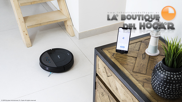Robot Aspirador Inteligente con App Móvil y Tanque Mixto Conga 1690 Pro