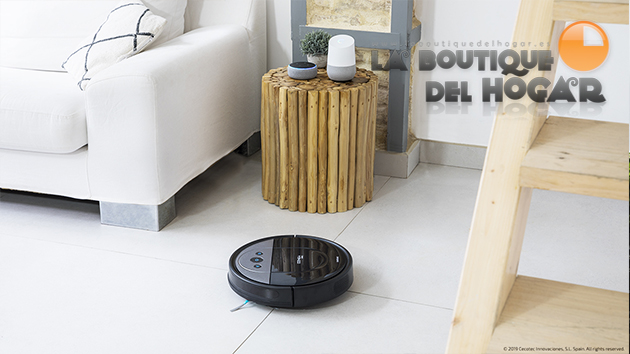 Robot Aspirador Inteligente con App Móvil y Tanque Mixto Conga 1690 Pr