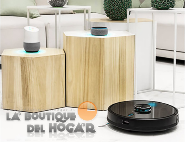 Robot Aspirador Inteligente con App Móvil y Tanque Mixto Conga 4090