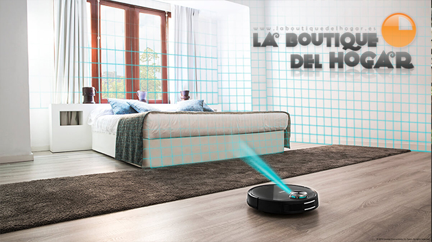 Robot Aspirador Inteligente con Mapeo Láser interactivo y sistema RoomPlan Conga 3490 Elite