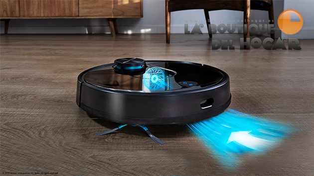 Robot Aspirador Inteligente con App Móvil y Tanque Mixto Conga 3690 Absolute