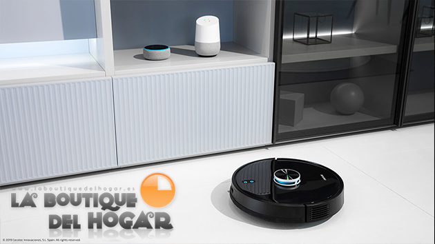 Robot Aspirador Inteligente con App Móvil y Tanque Mixto Conga 4090
