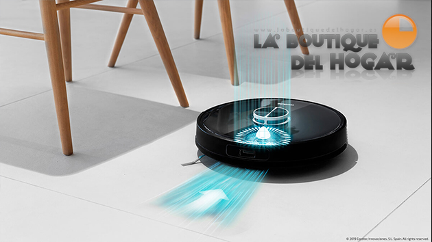 Robot Aspirador Inteligente con App Móvil y Tanque Mixto Conga 4090