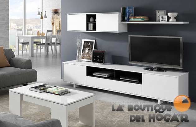 Mesa de Centro elevable con revistero para comedor Modelo Flow