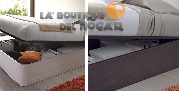 Cama de matrimonio 150x190 cm con 4 cajones Modelo Kendra