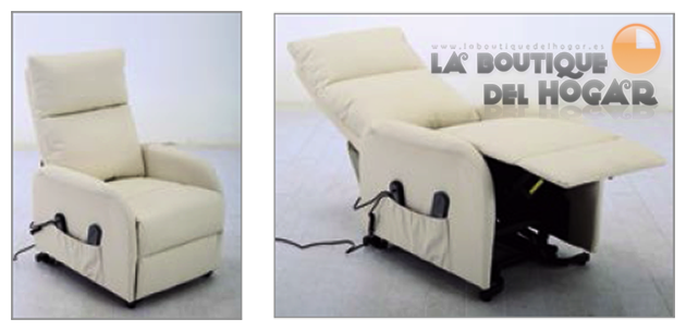 Sillón de Masaje Levantapersonas con vibración y Calor Lumbar Modelo California