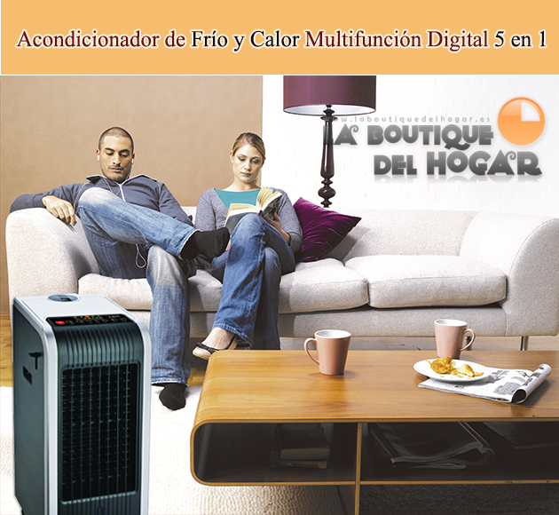Acondicionador de Frío y Calor Multifunción Digital 5 en 1