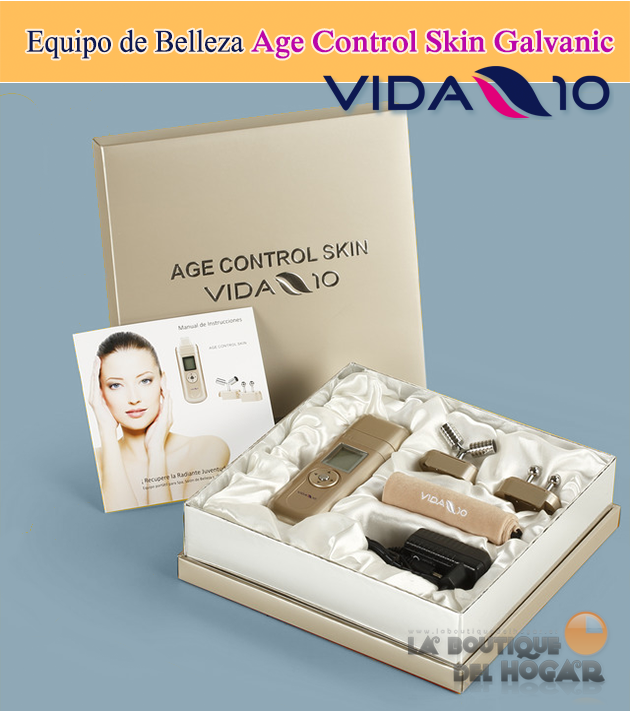 Equipo de tratamiento para la piel Age Control Skin Galvanic vida 10