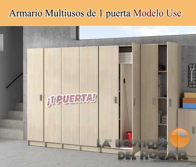 Armario Zapatero de 2 puertas Modelo Terra - Color Castaño