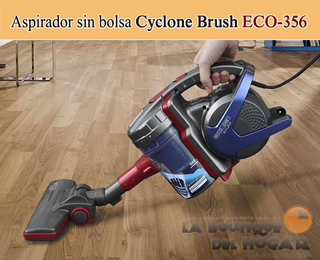 Aspirador sin bolsa Cyclone Brush Modelo ECO-356