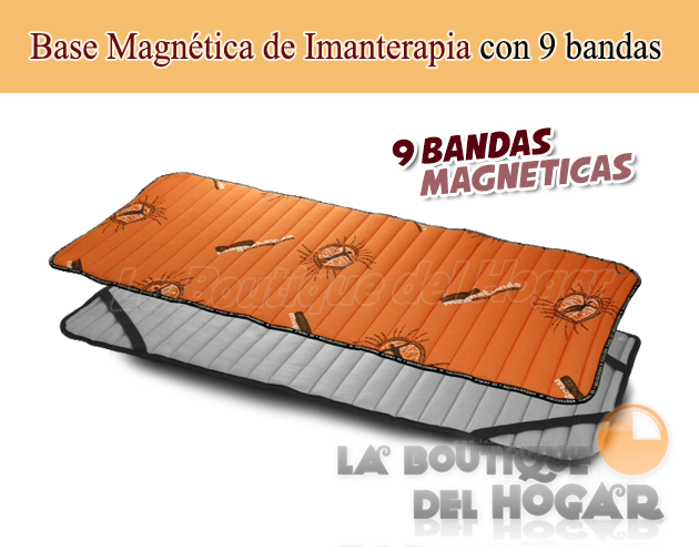 Base Magnética con 7 bandas, tratamiento Aloë Vera e hilo de plata