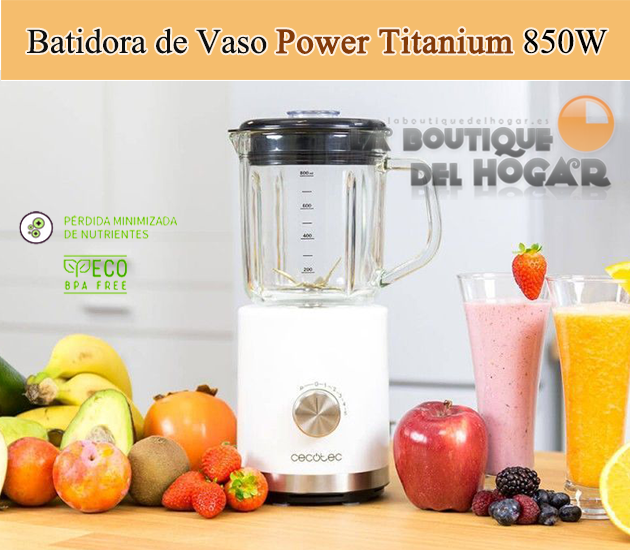 Batidora de Vaso Power Titanium 850W