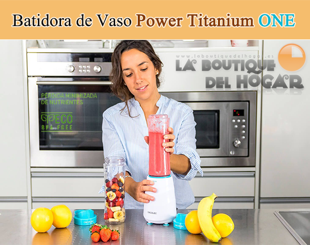 Batidora de Vaso individual portátil Power Titanium ONE 350W