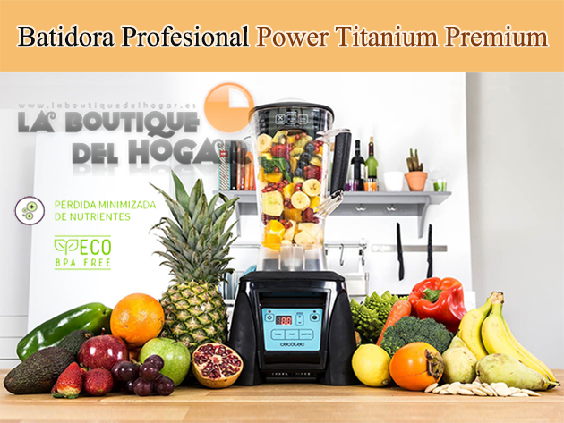 Batidora Profesional Power Titanium Premium 1500W