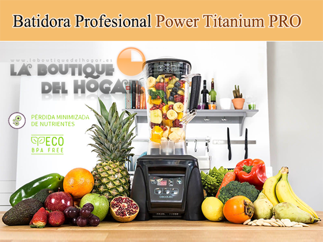 Batidora Profesional Power Titanium Pro 2200W