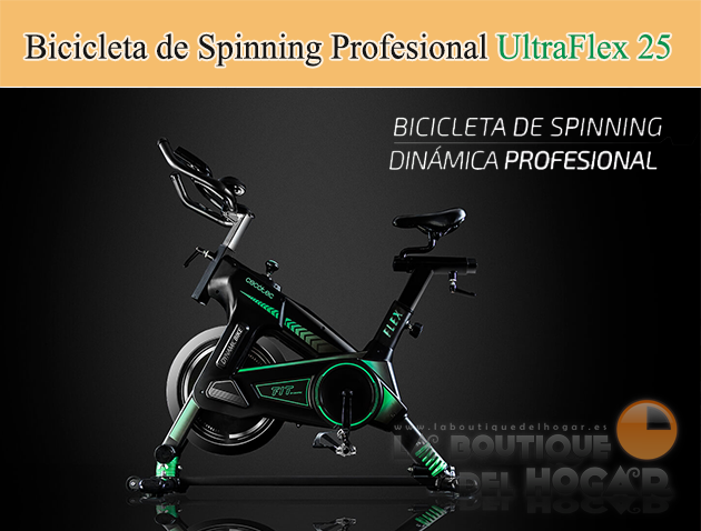 Bicicleta de Spinning Dinámica Profesional Cecotec UltraFlex 25