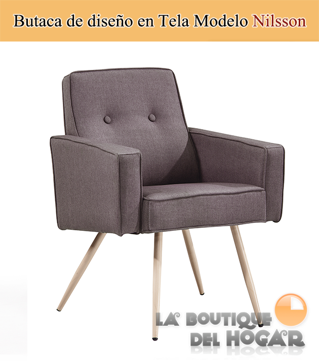Butaca de diseño en Tela Modelo Nilsson