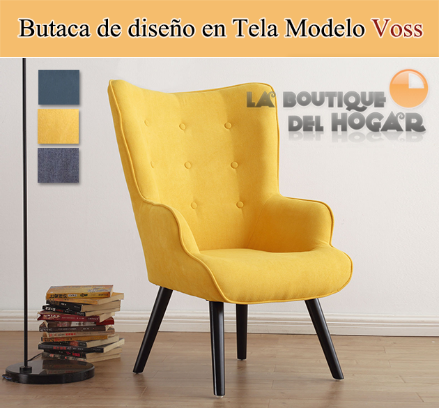 Butaca de diseño en Tela Modelo Voss