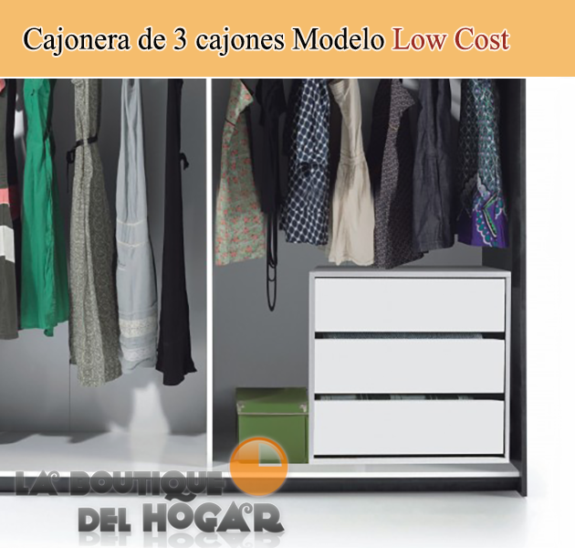 Cajonera de 3 cajones Modelo Low Cost