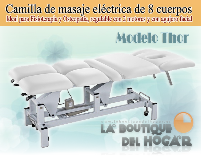 Camilla de masaje eléctrica de 8 cuerpos Modelo Thor 2252A