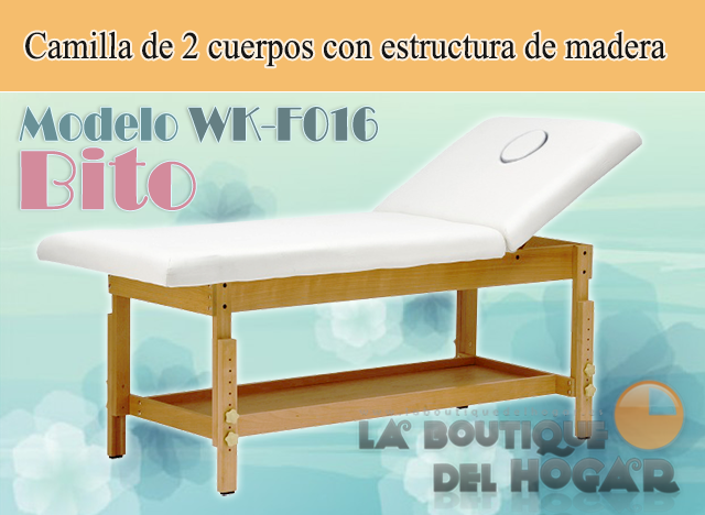 Camilla de masaje plegable portátil de 2 cuerpos Lang Modelo WK-S005