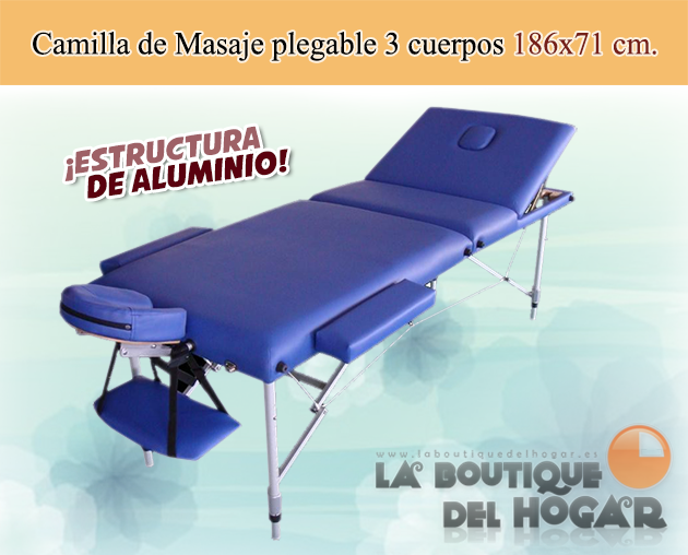 Camilla plegable de madera de 186x 71cm